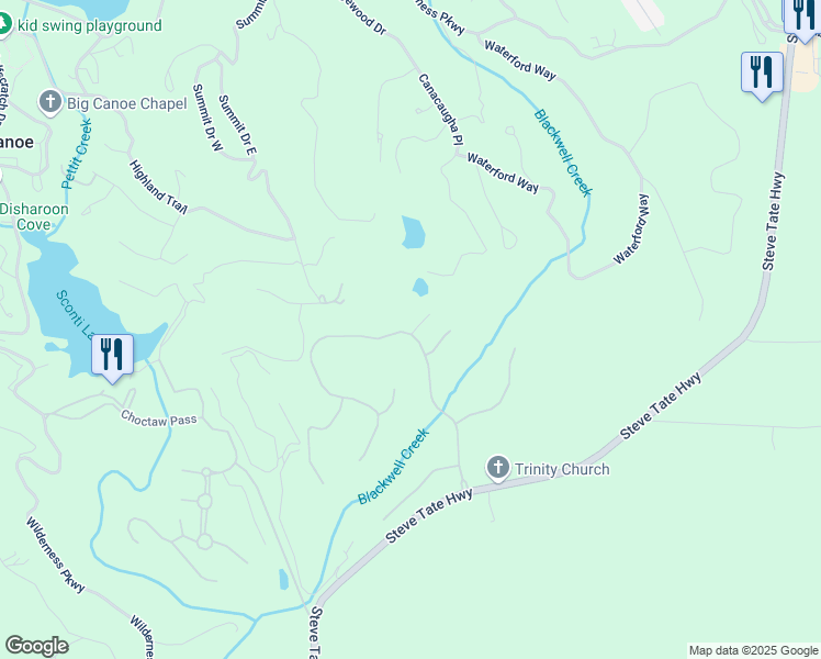 map of restaurants, bars, coffee shops, grocery stores, and more near Cedar Lane in Marble Hill