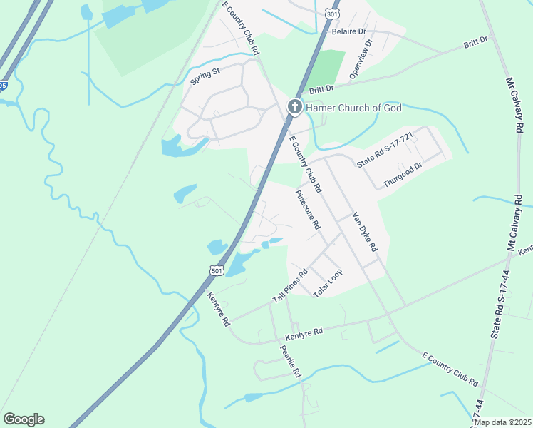 map of restaurants, bars, coffee shops, grocery stores, and more near 337 Dixie Court in Dillon