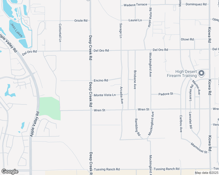 map of restaurants, bars, coffee shops, grocery stores, and more near Monte Vista Drive in San Bernardino County