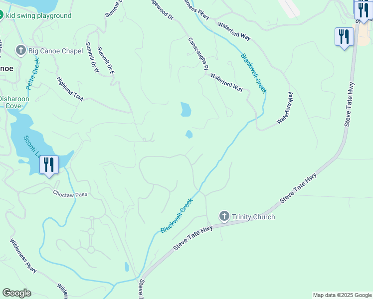 map of restaurants, bars, coffee shops, grocery stores, and more near 33 Cedar Summit in Marble Hill