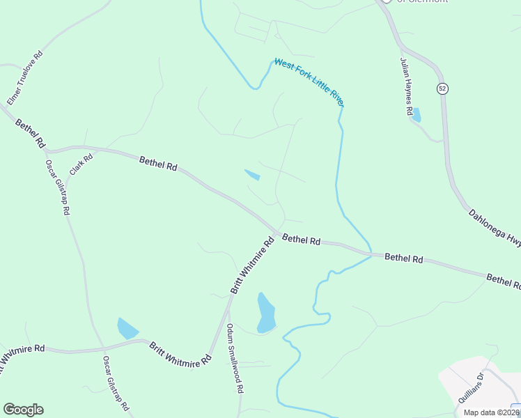 map of restaurants, bars, coffee shops, grocery stores, and more near 5619 Bethel Road in Clermont