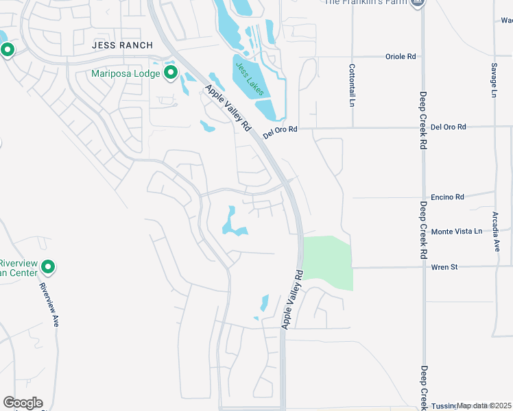 map of restaurants, bars, coffee shops, grocery stores, and more near 19655 Lucaya Court in Apple Valley