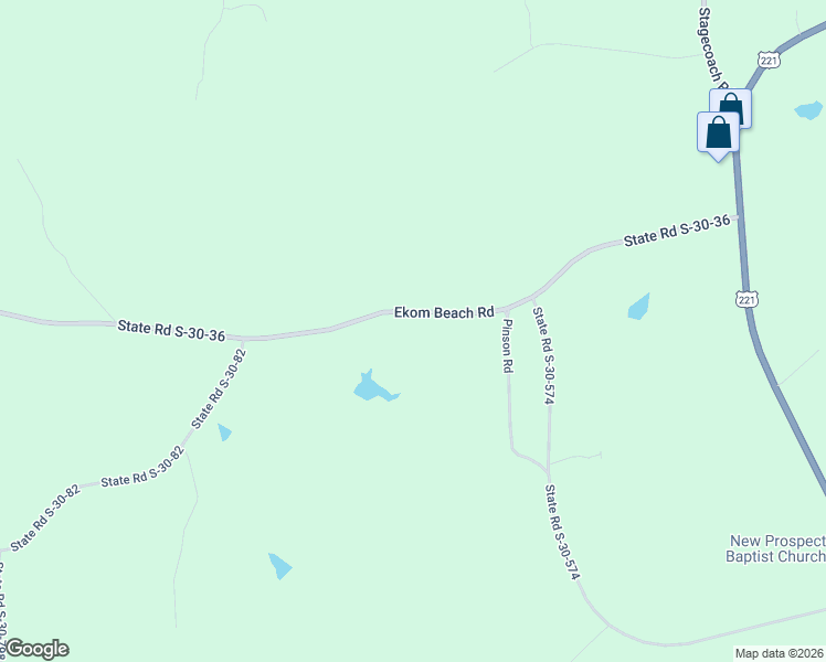 map of restaurants, bars, coffee shops, grocery stores, and more near 859 Ekom Beach Rd in Laurens