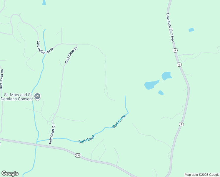 map of restaurants, bars, coffee shops, grocery stores, and more near 487 Gold Bullion Drive East in Dawsonville