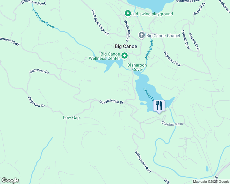 map of restaurants, bars, coffee shops, grocery stores, and more near 121 Chestnut Knoll Court in Jasper