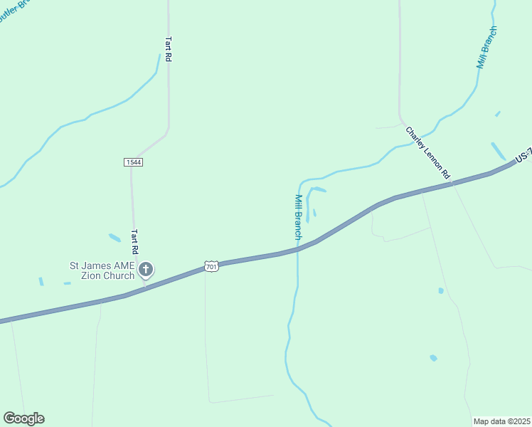 map of restaurants, bars, coffee shops, grocery stores, and more near 9309 James B White Highway North in Clarkton