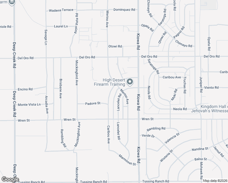 map of restaurants, bars, coffee shops, grocery stores, and more near 11081 Caribou Avenue in Apple Valley