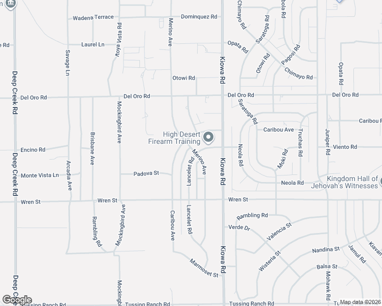 map of restaurants, bars, coffee shops, grocery stores, and more near 11080 Lancelet Road in Apple Valley