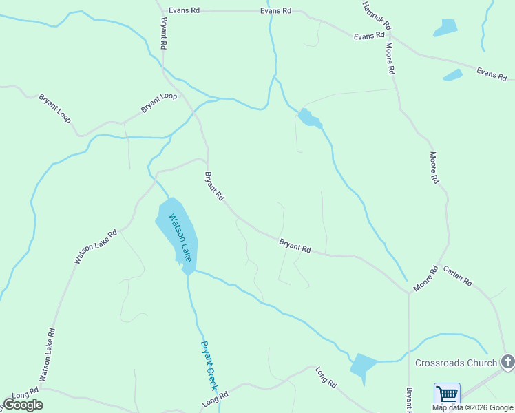 map of restaurants, bars, coffee shops, grocery stores, and more near 1703 Bryant Road in Ranger