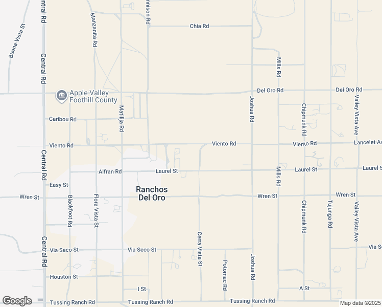 map of restaurants, bars, coffee shops, grocery stores, and more near 23077 Lancelet Street in Apple Valley