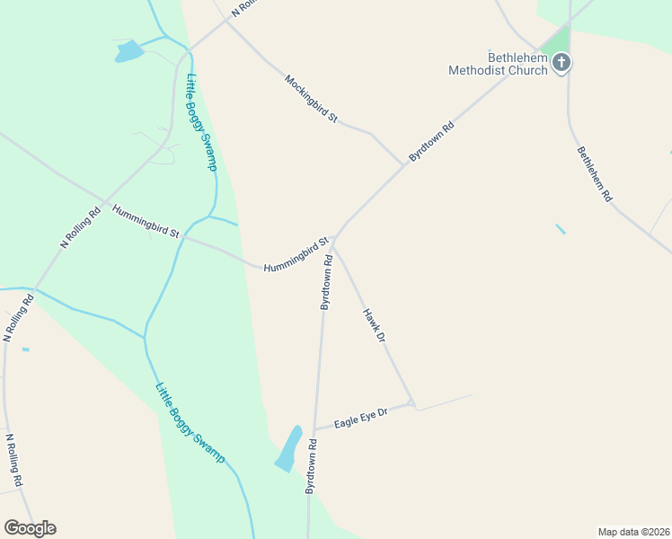 map of restaurants, bars, coffee shops, grocery stores, and more near 2341 Byrdtown Road in Hartsville