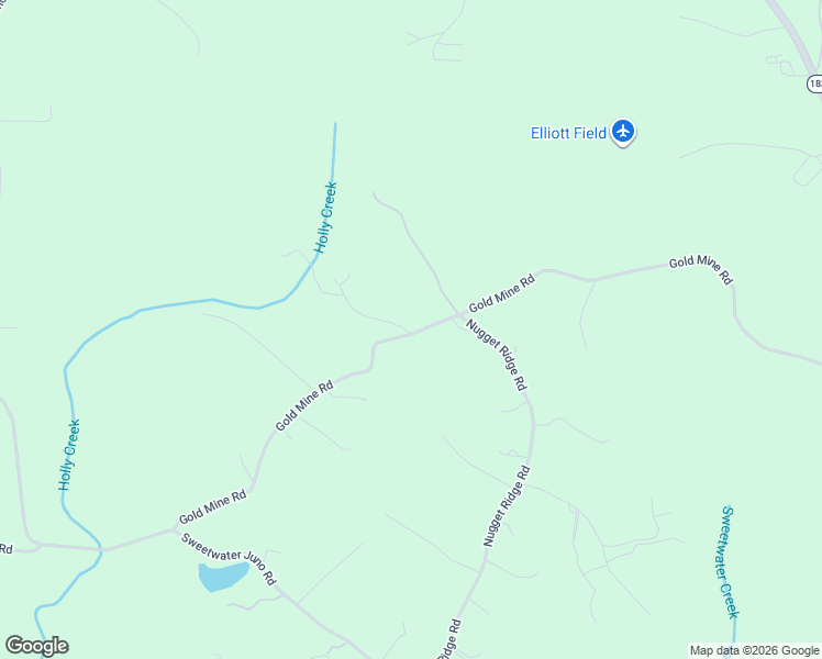 map of restaurants, bars, coffee shops, grocery stores, and more near Gold Mine Trail in Dawson County