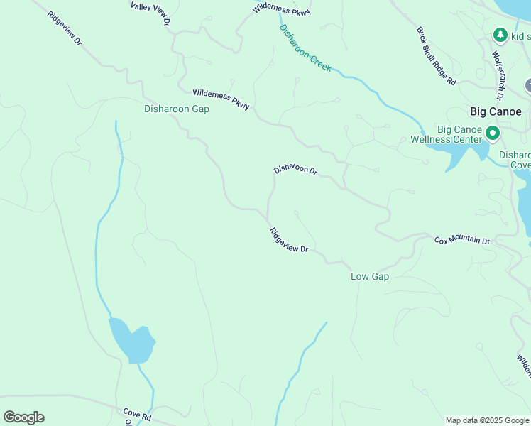 map of restaurants, bars, coffee shops, grocery stores, and more near Cox Mountain Drive in Pickens County