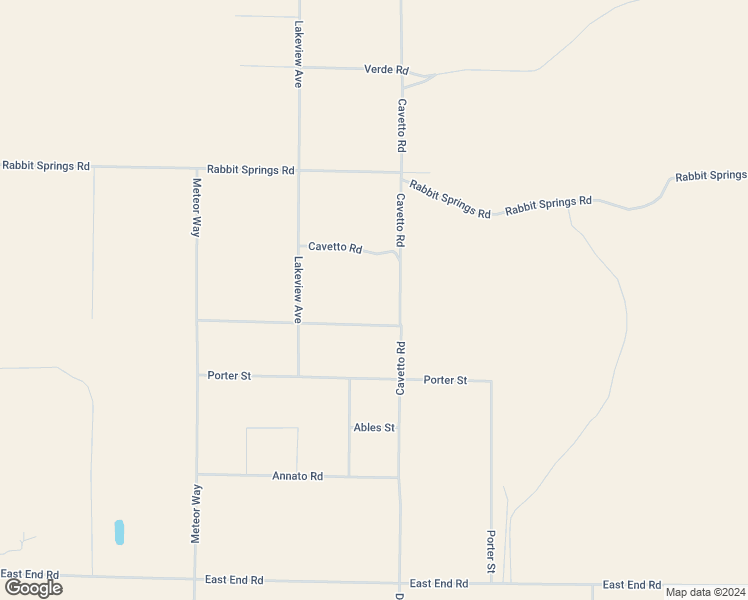 map of restaurants, bars, coffee shops, grocery stores, and more near Cavetto Road in Lucerne Valley