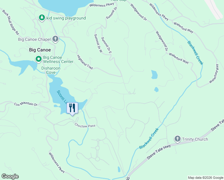 map of restaurants, bars, coffee shops, grocery stores, and more near 2785 Summit Drive East in Marble Hill