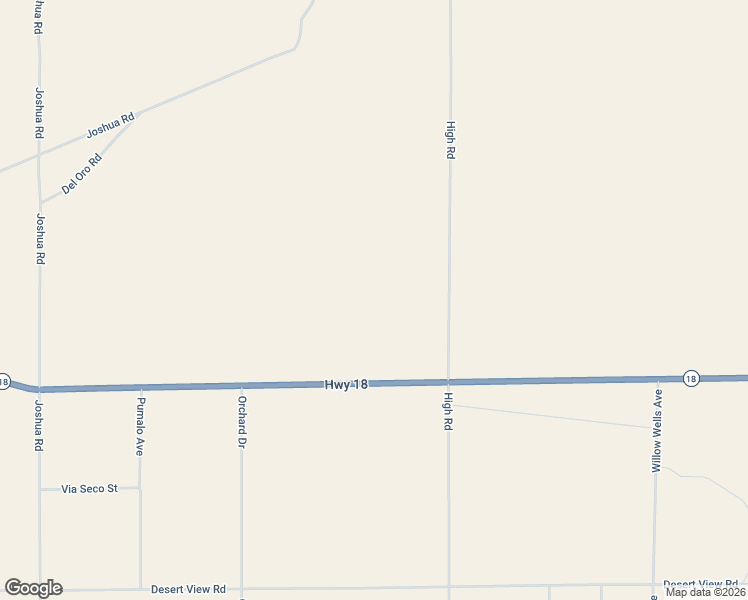 map of restaurants, bars, coffee shops, grocery stores, and more near 28710 California 18 in Apple Valley