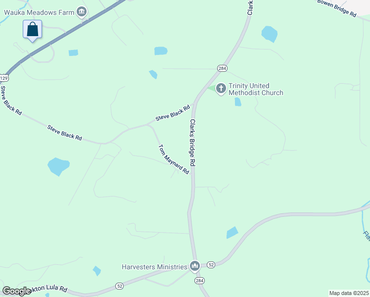 map of restaurants, bars, coffee shops, grocery stores, and more near 5557 Clarks Bridge Rd in Clermont