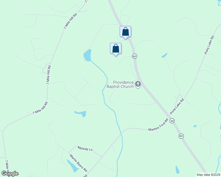 map of restaurants, bars, coffee shops, grocery stores, and more near 246 Robin's Lane in Dahlonega