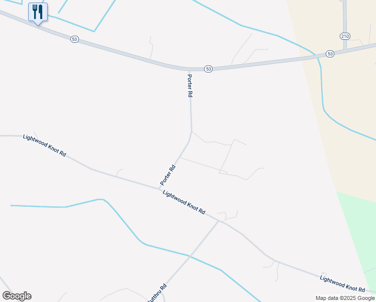 map of restaurants, bars, coffee shops, grocery stores, and more near 401 Porter Road in Kelly