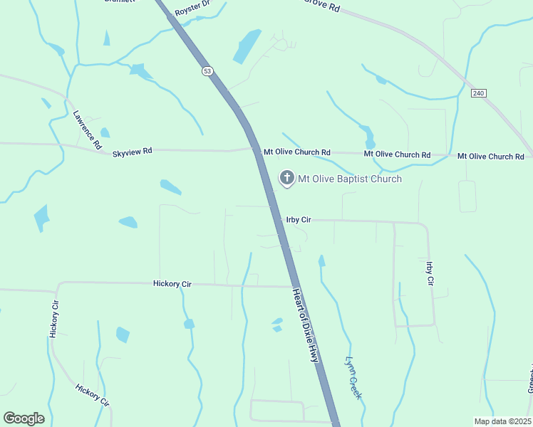 map of restaurants, bars, coffee shops, grocery stores, and more near 14965 U.S. 231 in Union Grove