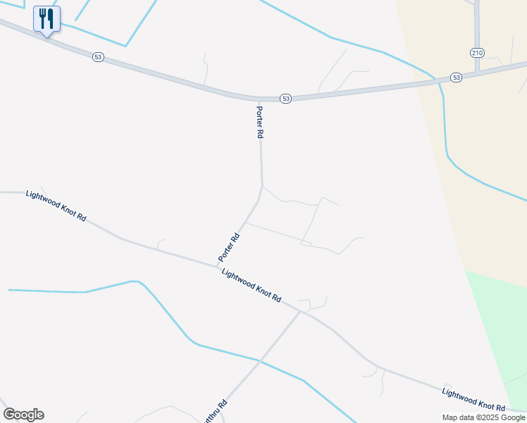 map of restaurants, bars, coffee shops, grocery stores, and more near 401 Porter Road in Kelly