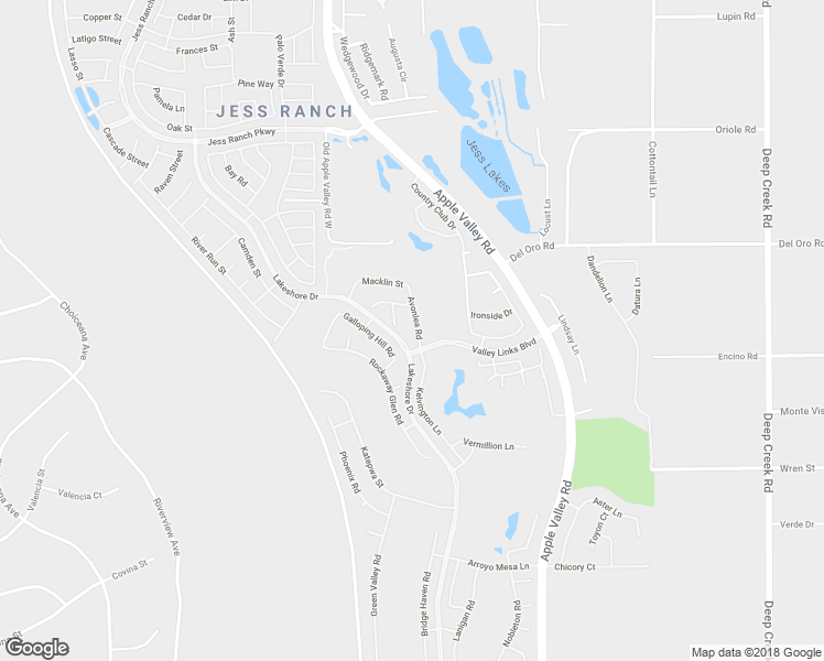 map of restaurants, bars, coffee shops, grocery stores, and more near 11142 Avonlea Road in Apple Valley