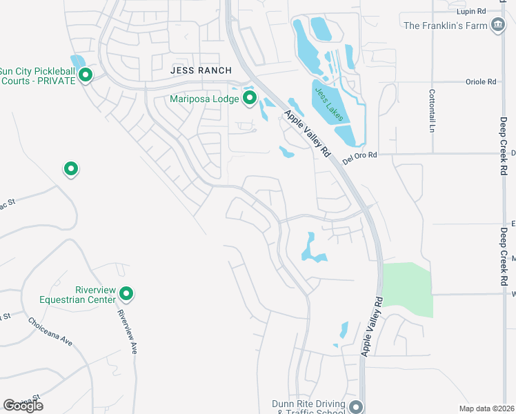map of restaurants, bars, coffee shops, grocery stores, and more near 19350 Galloping Hill Road in Apple Valley
