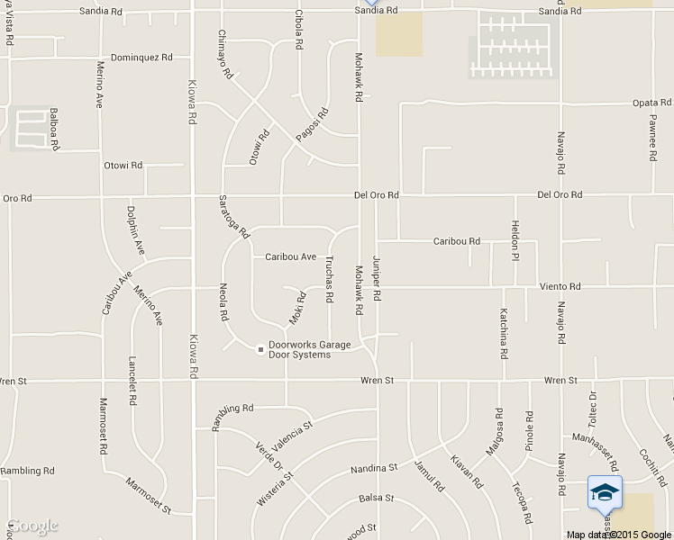 map of restaurants, bars, coffee shops, grocery stores, and more near 11111 Truchas Road in Apple Valley