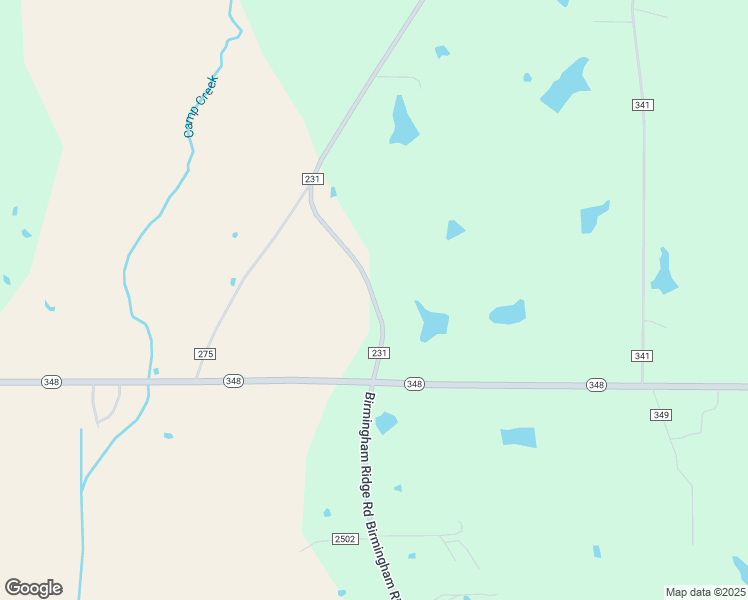 map of restaurants, bars, coffee shops, grocery stores, and more near 1099 County Road 231 in Guntown