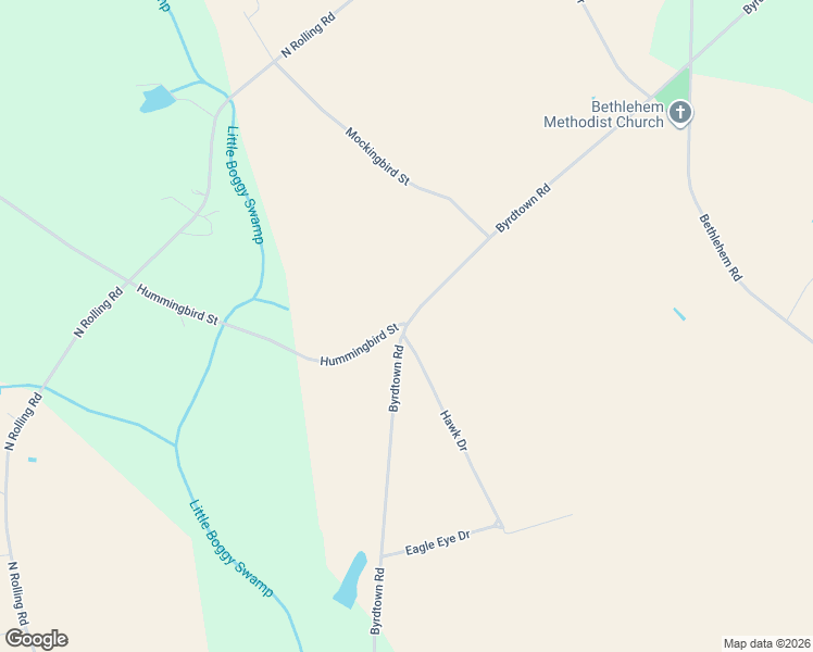 map of restaurants, bars, coffee shops, grocery stores, and more near 2341 Byrdtown Road in Hartsville