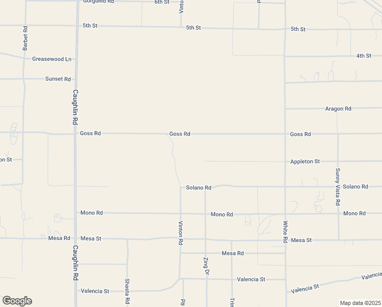 map of restaurants, bars, coffee shops, grocery stores, and more near 2 Goss Road in Pinon Hills