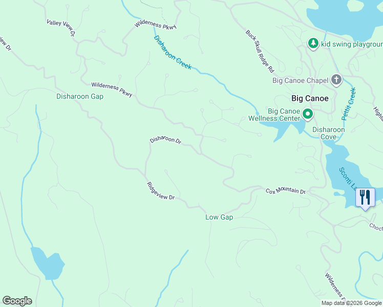 map of restaurants, bars, coffee shops, grocery stores, and more near 59 Disharoon Drive in Jasper