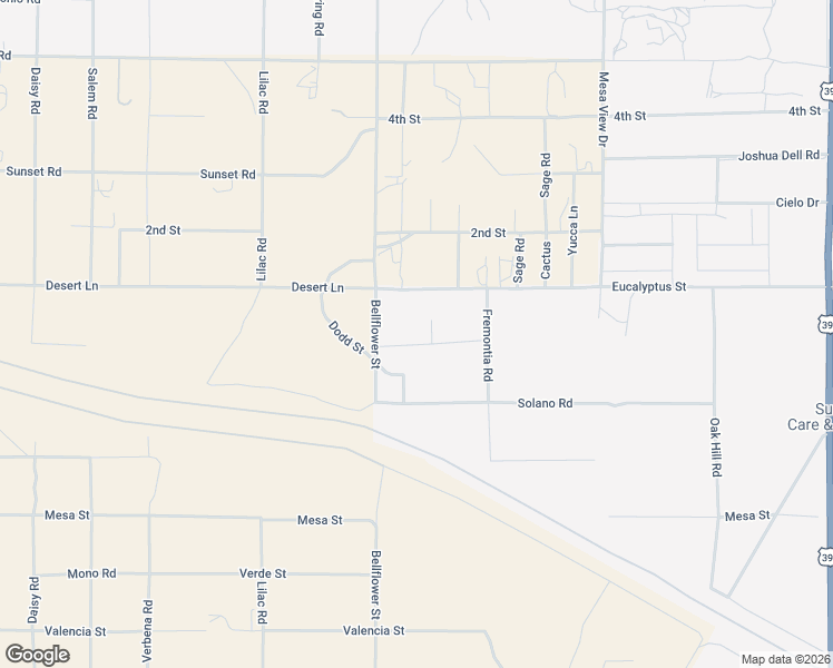map of restaurants, bars, coffee shops, grocery stores, and more near Appleton Street in Victorville