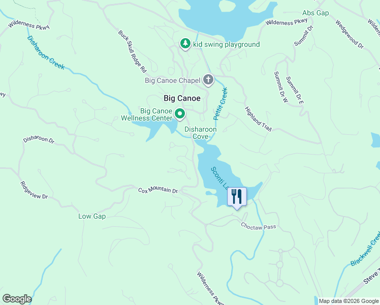 map of restaurants, bars, coffee shops, grocery stores, and more near 48 Sconti Ridge in Jasper
