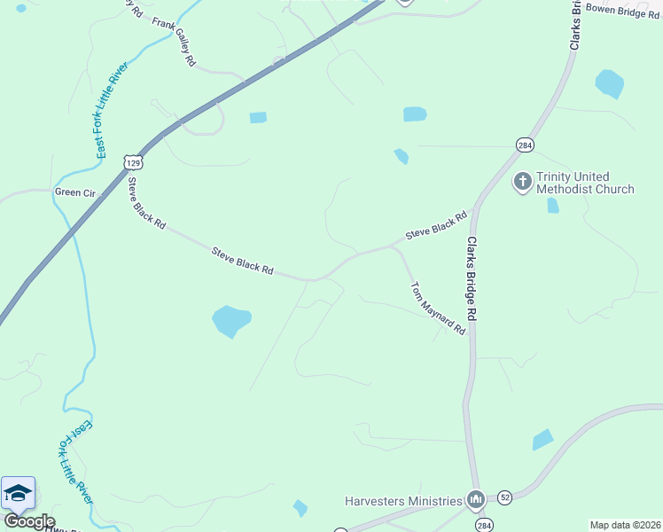 map of restaurants, bars, coffee shops, grocery stores, and more near 5673 Steve Black Road in Clermont