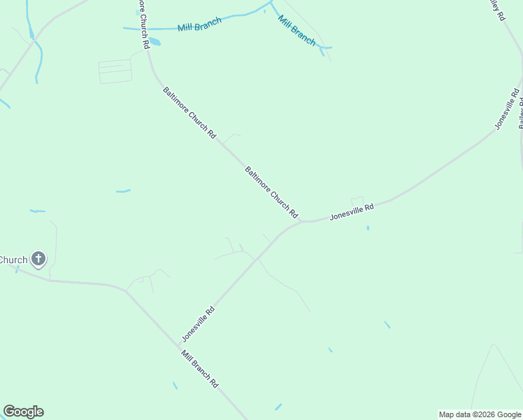 map of restaurants, bars, coffee shops, grocery stores, and more near 2296 Baltimore Church Road in Fairmont