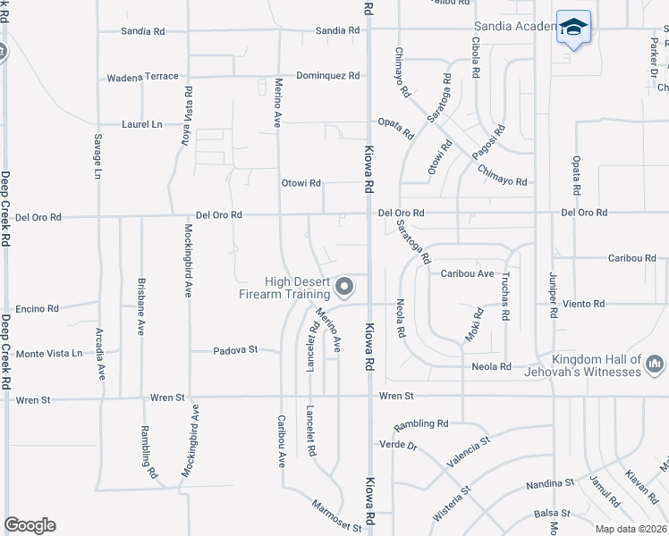 map of restaurants, bars, coffee shops, grocery stores, and more near 11197 Dolphin Avenue in Apple Valley