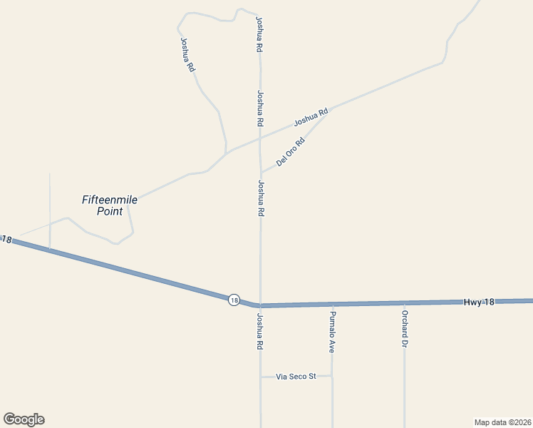 map of restaurants, bars, coffee shops, grocery stores, and more near Joshua Road in Lucerne Valley