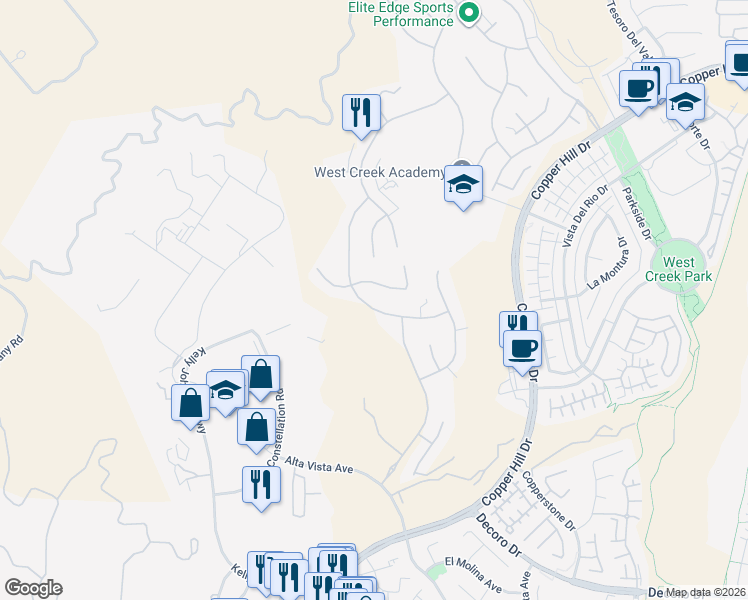 map of restaurants, bars, coffee shops, grocery stores, and more near 28524 Farrier Drive in Santa Clarita