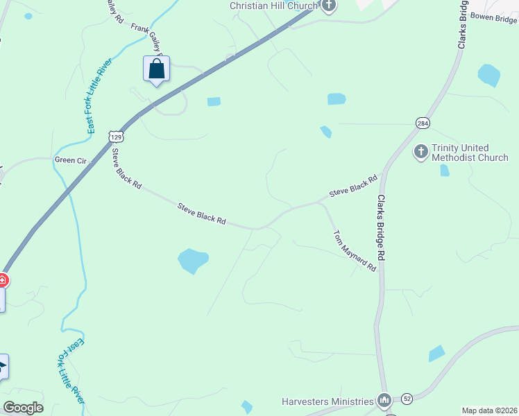 map of restaurants, bars, coffee shops, grocery stores, and more near 5673 Steve Black Road in Clermont