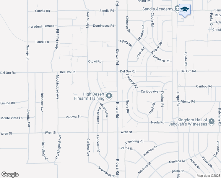 map of restaurants, bars, coffee shops, grocery stores, and more near 11182 Caribou Avenue in Apple Valley