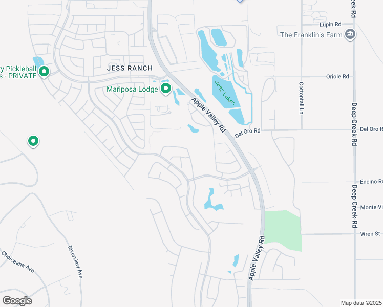 map of restaurants, bars, coffee shops, grocery stores, and more near 11175 Avonlea Road in Apple Valley