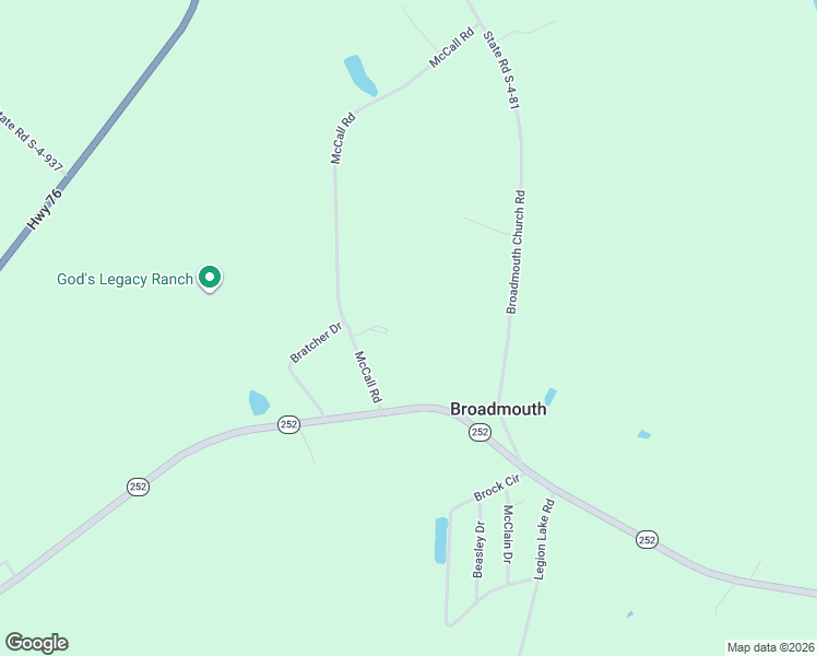 map of restaurants, bars, coffee shops, grocery stores, and more near 188 McCall Road in Honea Path