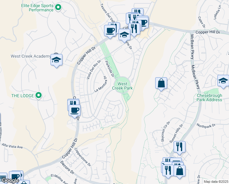 map of restaurants, bars, coffee shops, grocery stores, and more near 28488 Camino Del Arte Drive in Santa Clarita