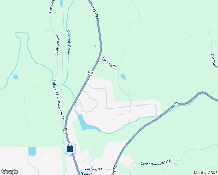 map of restaurants, bars, coffee shops, grocery stores, and more near 1018 Scott Brown Road Southeast in Fairmount