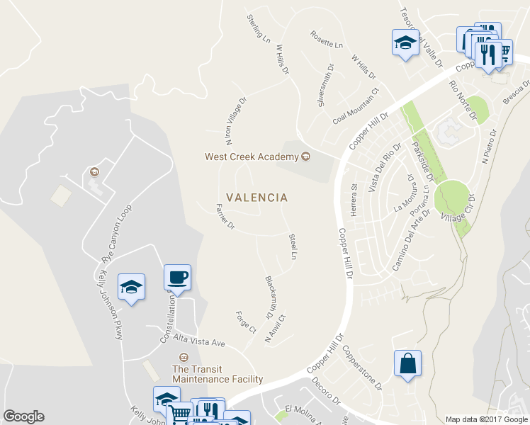 map of restaurants, bars, coffee shops, grocery stores, and more near in Los Angeles County