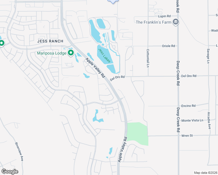 map of restaurants, bars, coffee shops, grocery stores, and more near 11214 Pleasant Hills Drive in Apple Valley