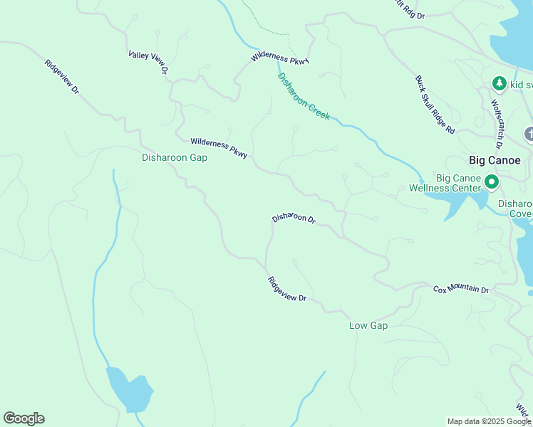 map of restaurants, bars, coffee shops, grocery stores, and more near Disharoon Drive in Pickens County