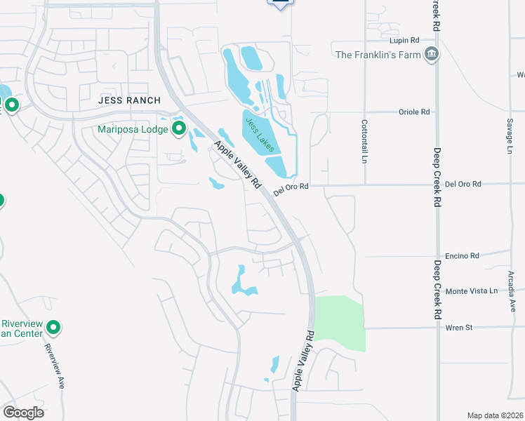 map of restaurants, bars, coffee shops, grocery stores, and more near 11246 Pleasant Hills Drive in Apple Valley