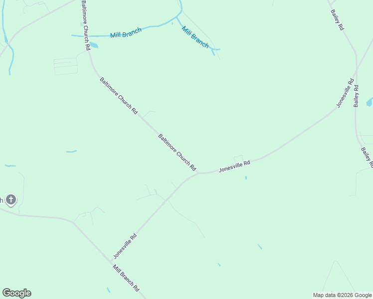 map of restaurants, bars, coffee shops, grocery stores, and more near 2296 Baltimore Church Road in Fairmont